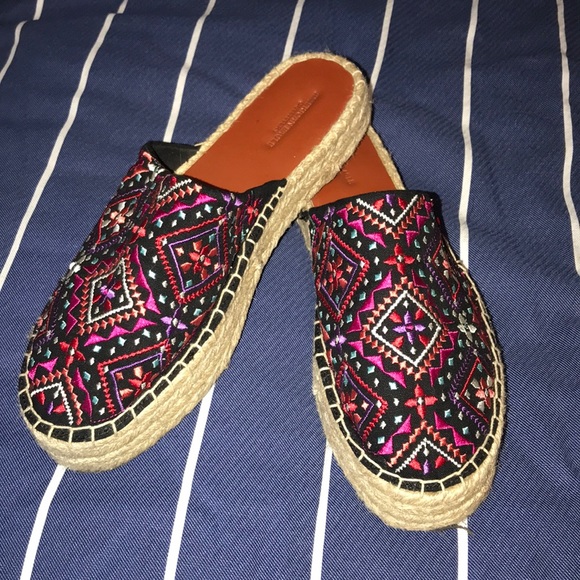 American Eagle Outfitters Shoes - Embroidered slip on shoes American Eagle Outfitters Shoes - Embroidered slip on shoes